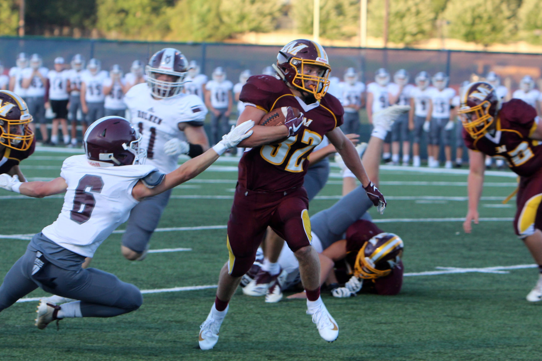 Holmen at Menomonie football 8-29-19